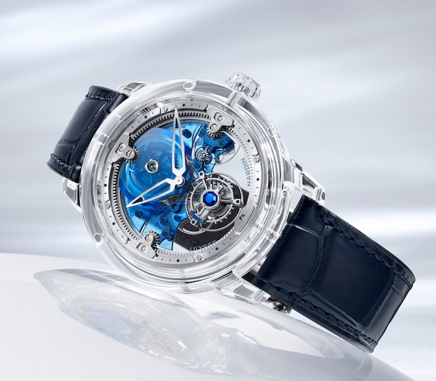 Replica Ulysse Nardin Royal Sapphire Flying Tourbillon Blue Watch 793.300